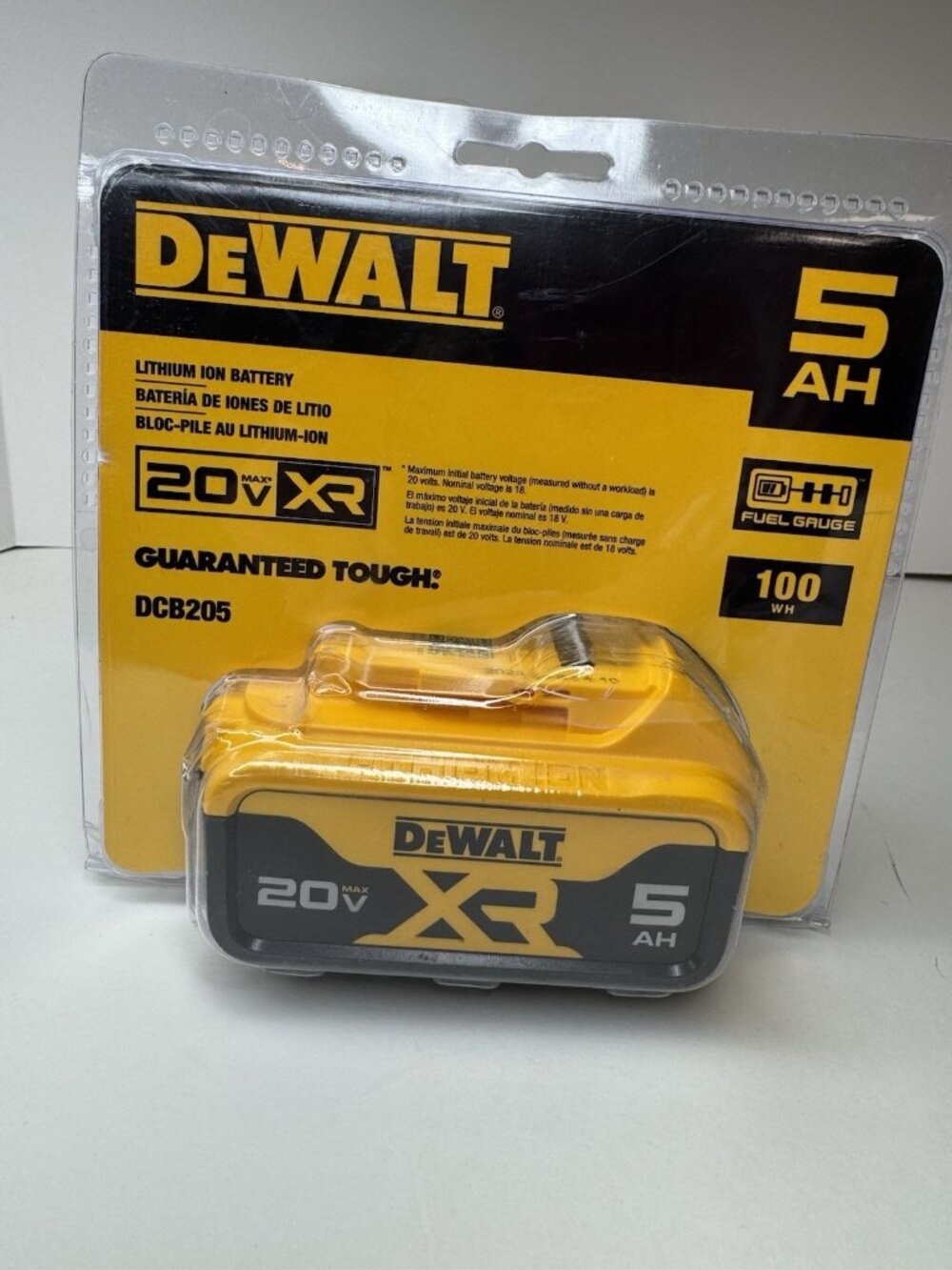 DEWALT 20V MAX Premium Lithium-Ion 5.0Ah Battery Pack New
